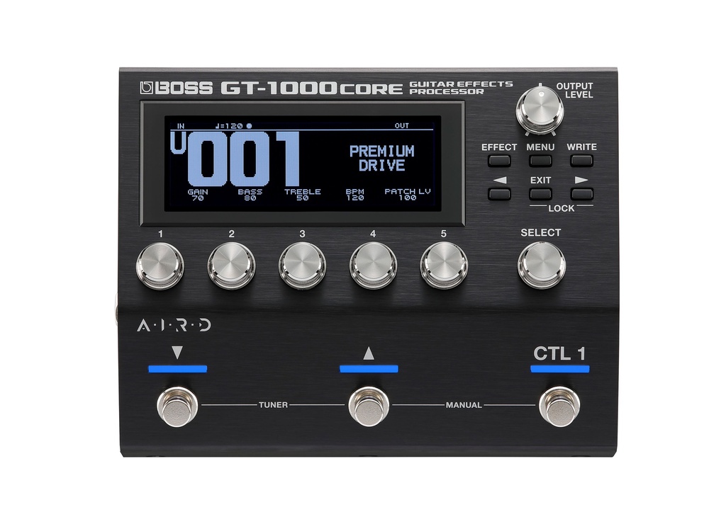 Pédale MultiEffets Boss Guitar Effects Processor GT1000CORE